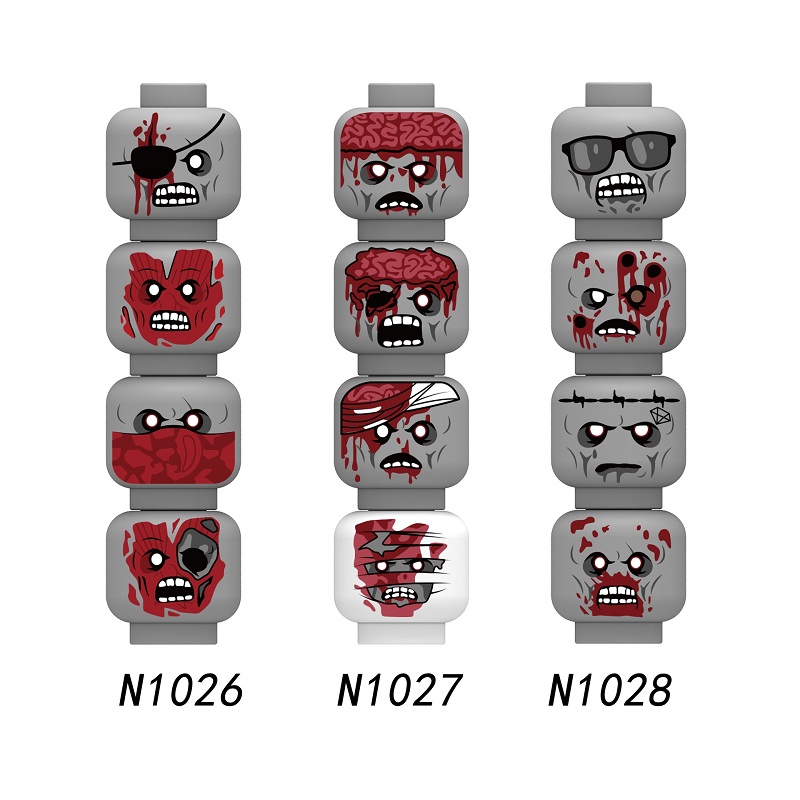 Kids Zombie Toys - Halloween Zombie Skelet Monster Gezicht Hoofd