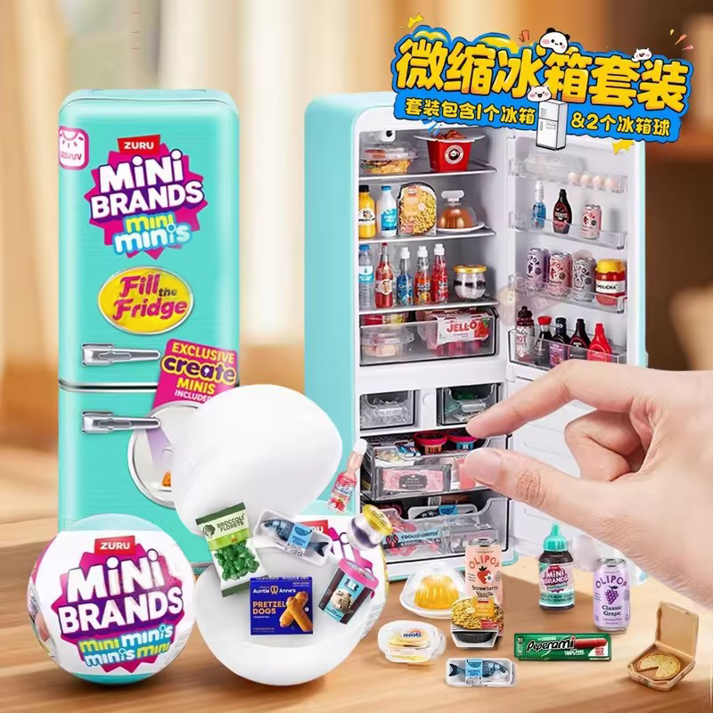 Play Kitchen Set - HOT LED verlichte mini koelkast speelgoedset