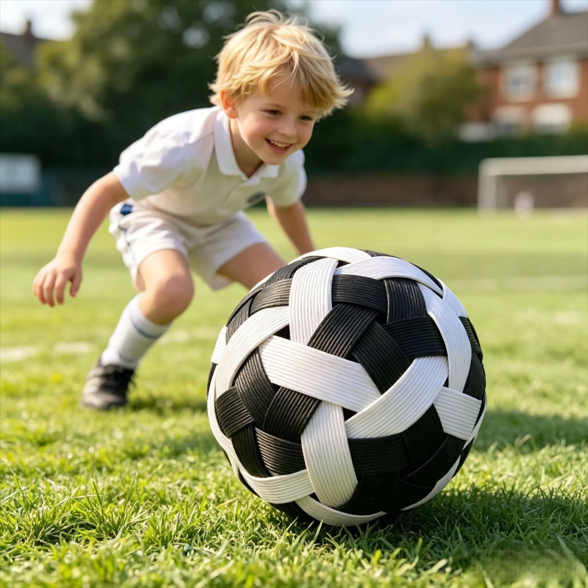 Kids Toys Play - Kinderen Sepak Takraw Rotan Bal Handgeweven