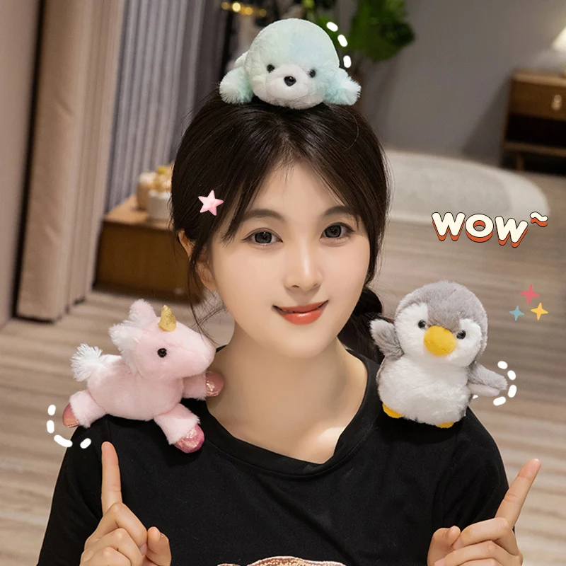 Unicorn Stuffed Toy - Diverse schattige knuffels schouderbanden roze eenhoorn