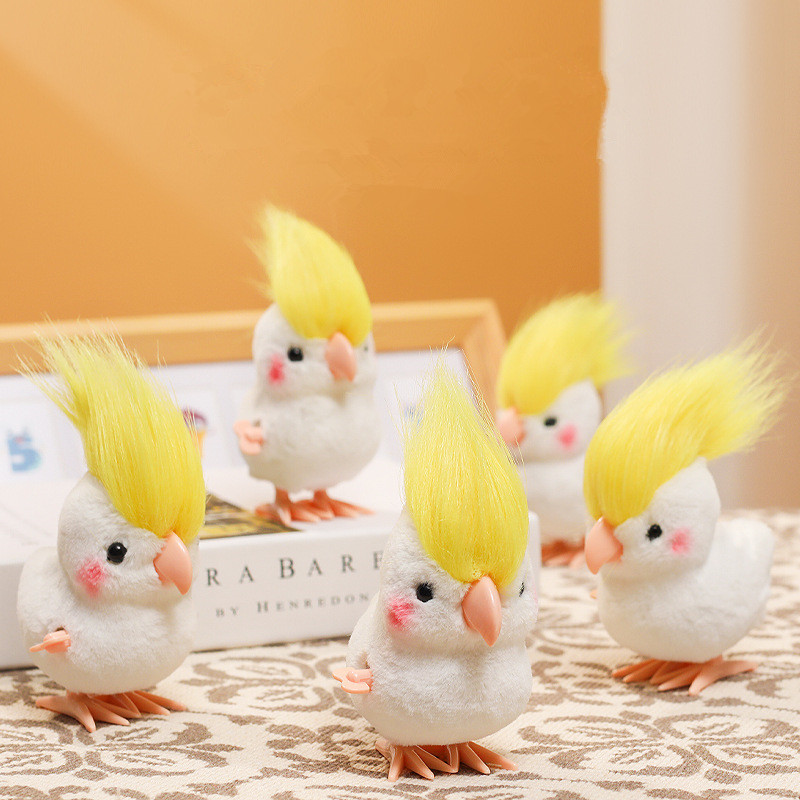 Soft Plush Doll - INS Kawaii Springende Papegaai Gesimuleerde Pluche