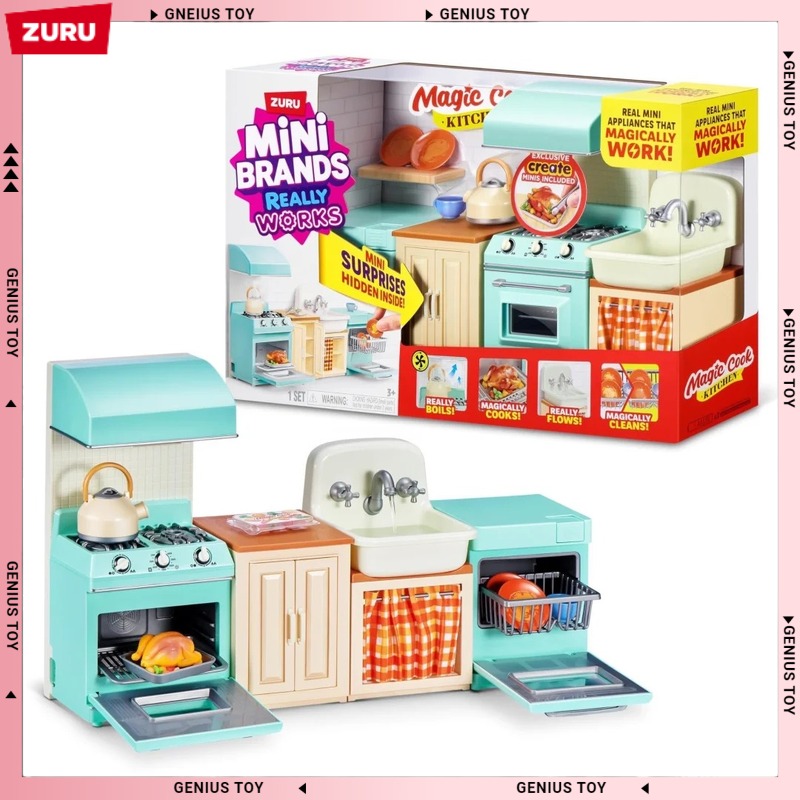 Play Kitchen Set - Zuru Mini Brands Magic Cook Keukenset