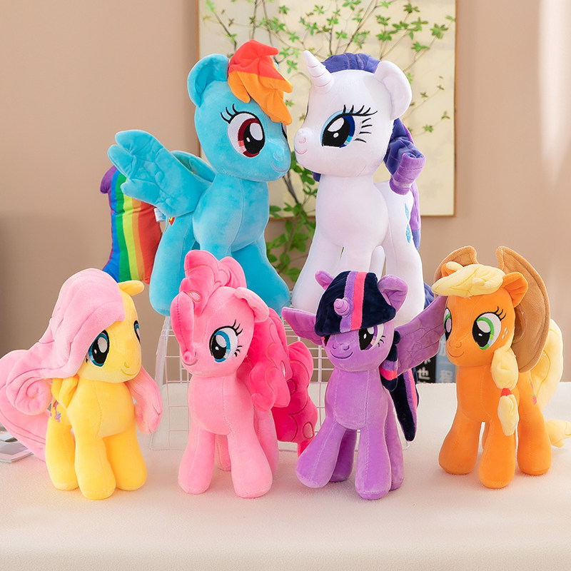 Unicorn Stuffed Toy - Little Pony knuffel 28 cm schattig