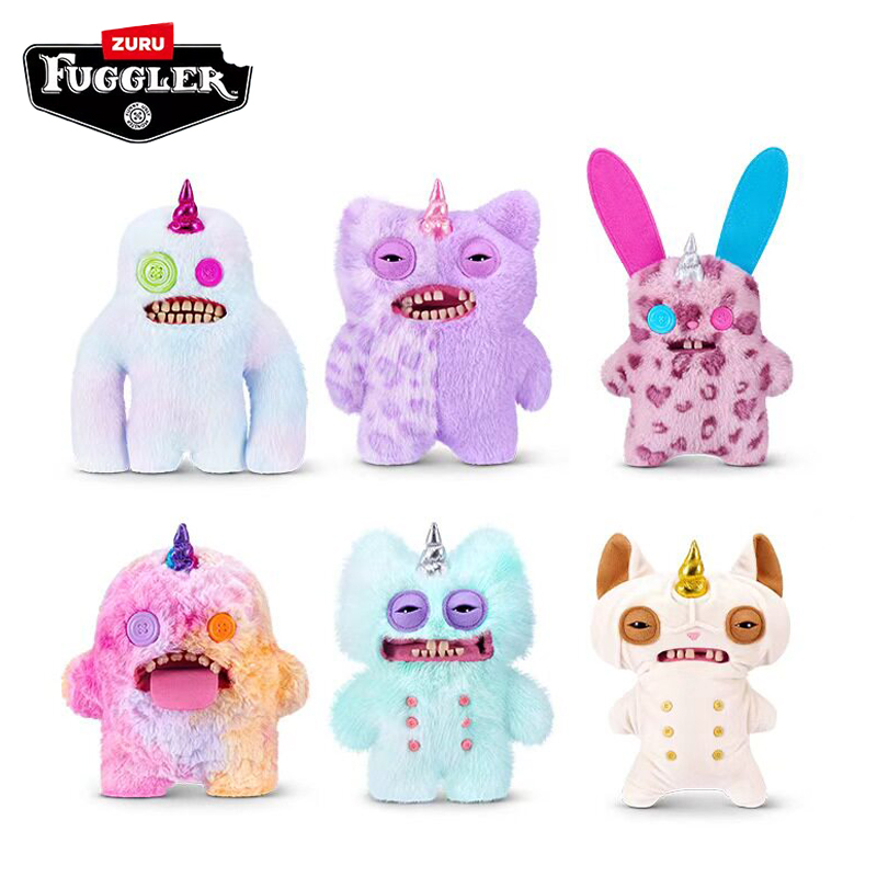 Unicorn Stuffed Toy - Nieuwe Fuggler Unicorn Series Zachte Pluche