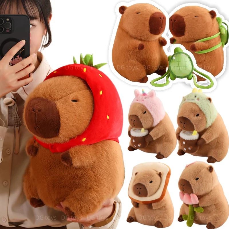 Unicorn Stuffed Toy - 25-55Cm Kapibala Capybara Pluche Speelgoed Internet