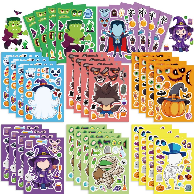 Kids Zombie Toys - Halloween Party Games Stickers voor Kinderen