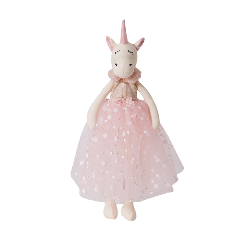 Unicorn Stuffed Toy - 38 cm roze eenhoorn pluche pop