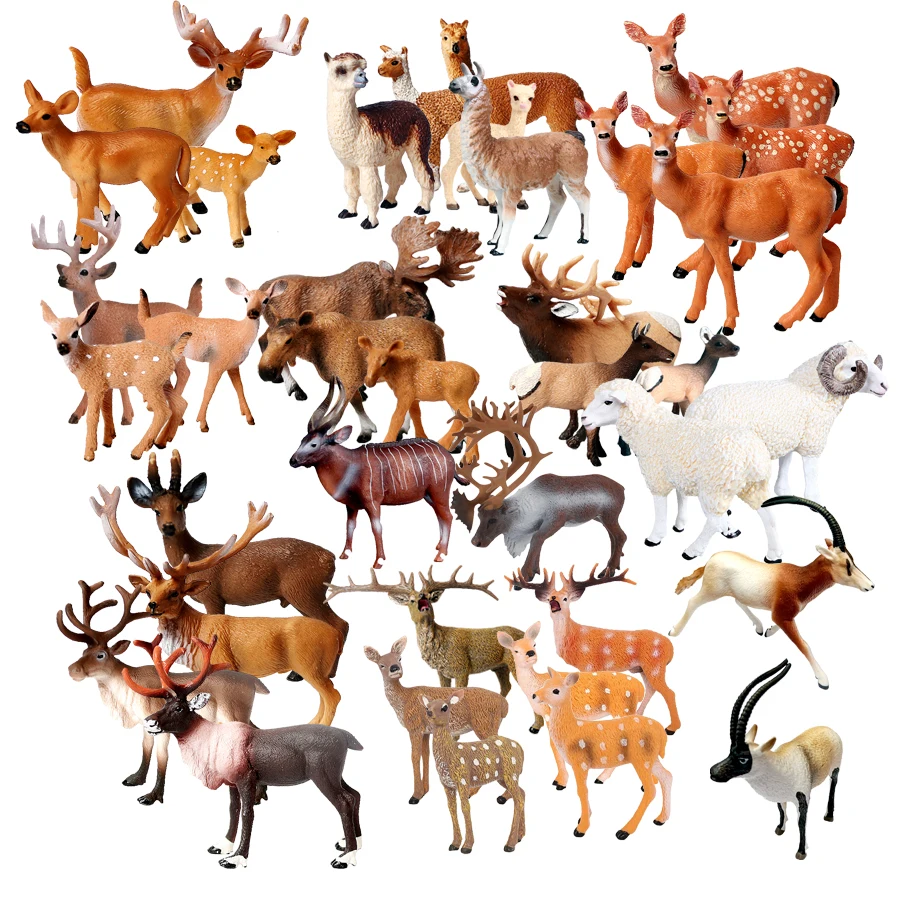 Kids Toys Reviews - Speelgoed Dieren Figuren Kerst Rendier Elanden