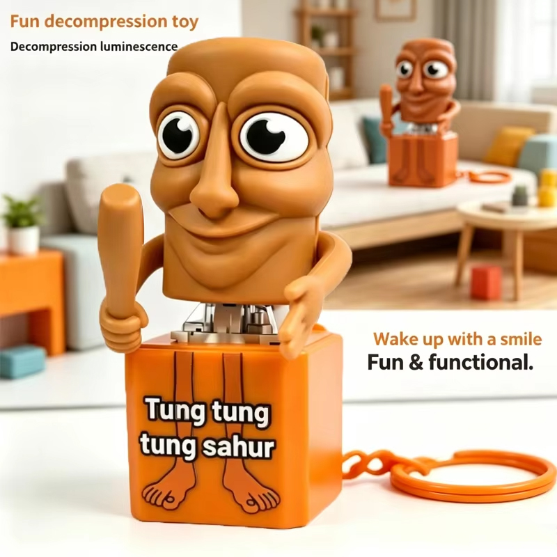 Kids Toys Latest - Nieuwe Tung Tung Tung Sahur Sleutelhanger