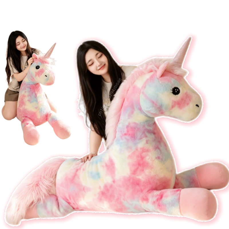 Unicorn Stuffed Toy - 70 cm schattige mooie regenboog eenhoorn