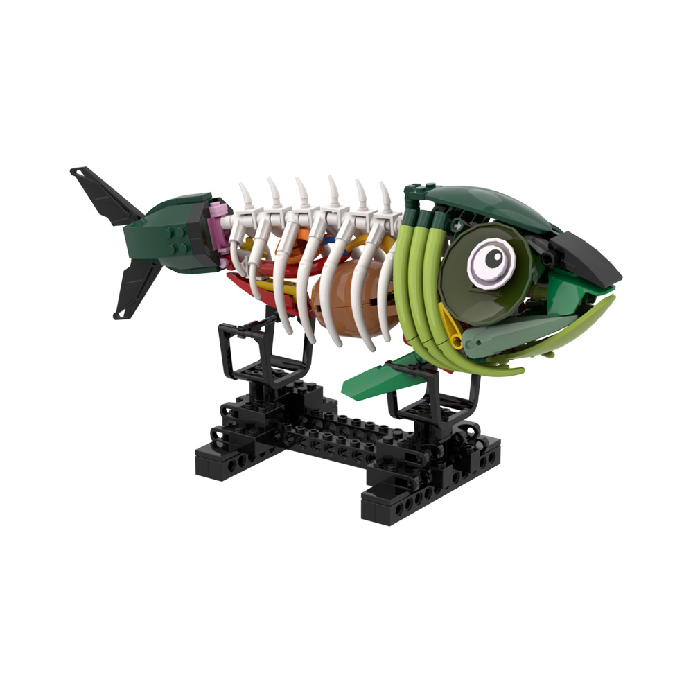 Kids Zombie Toys - MOC Zombie Vis Model Bouwstenen Horror