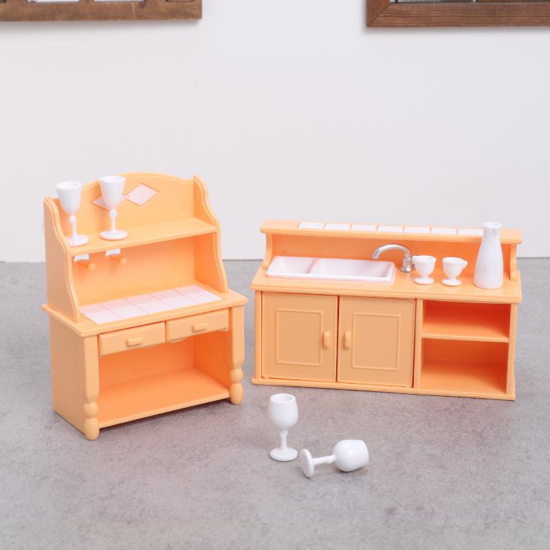 (.) 1 Set Poppenhuis Keukenmeu - Play Kitchen Set recensie en prijs