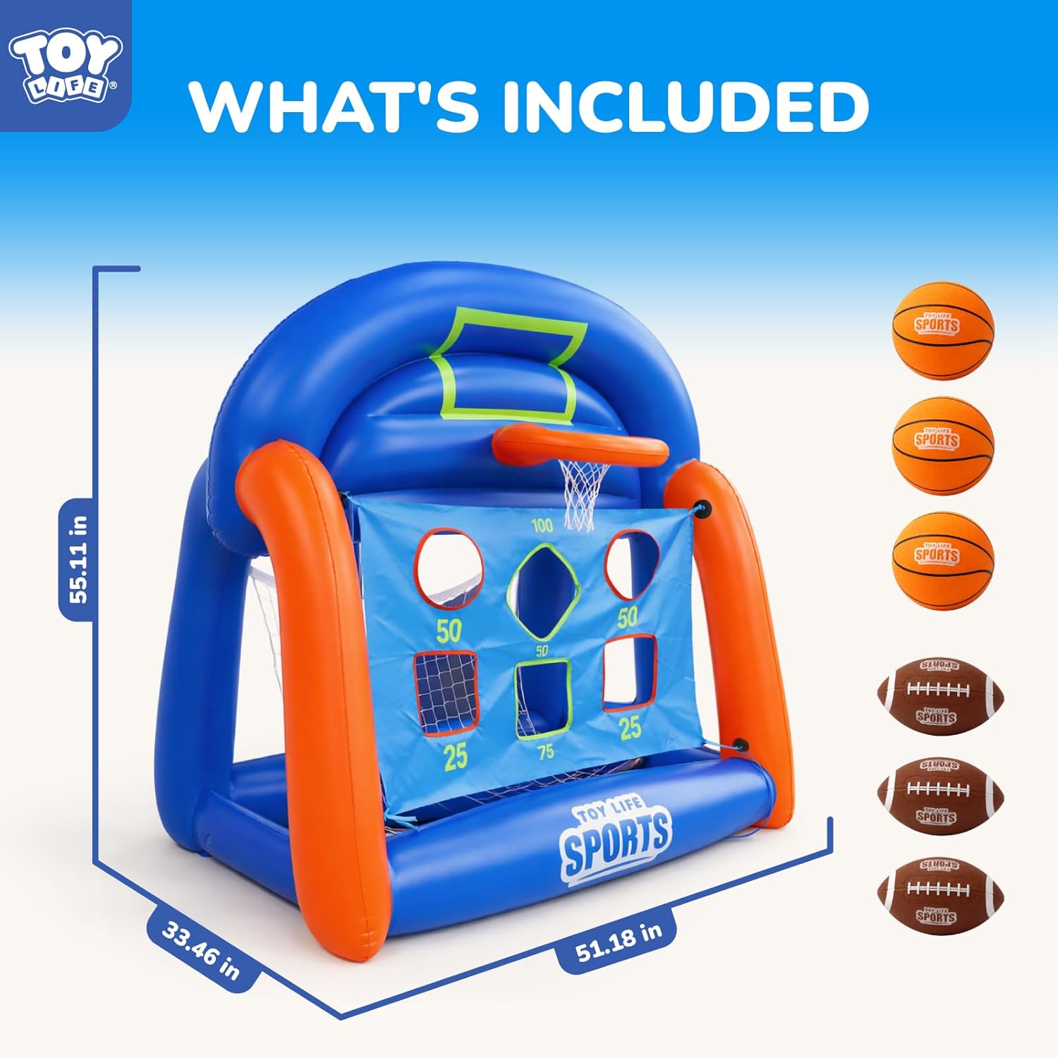 Opblaasbare multi-sport zwemba - Kids Toys Play recensie en prijs