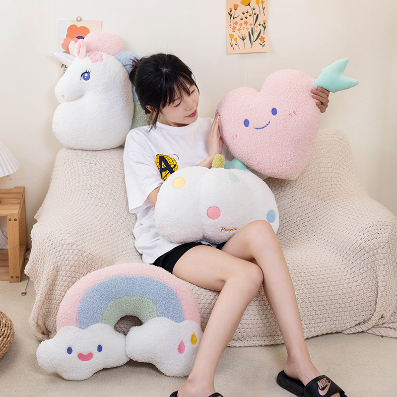 Zacht pluche regenboog glimlac - Unicorn Stuffed Toy recensie en prijs