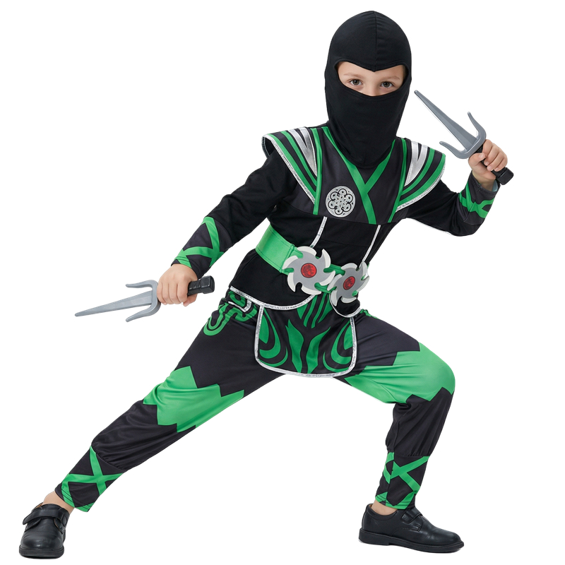 Groen Ninja-kostuum voor kinde - Kids Toys Play recensie en prijs