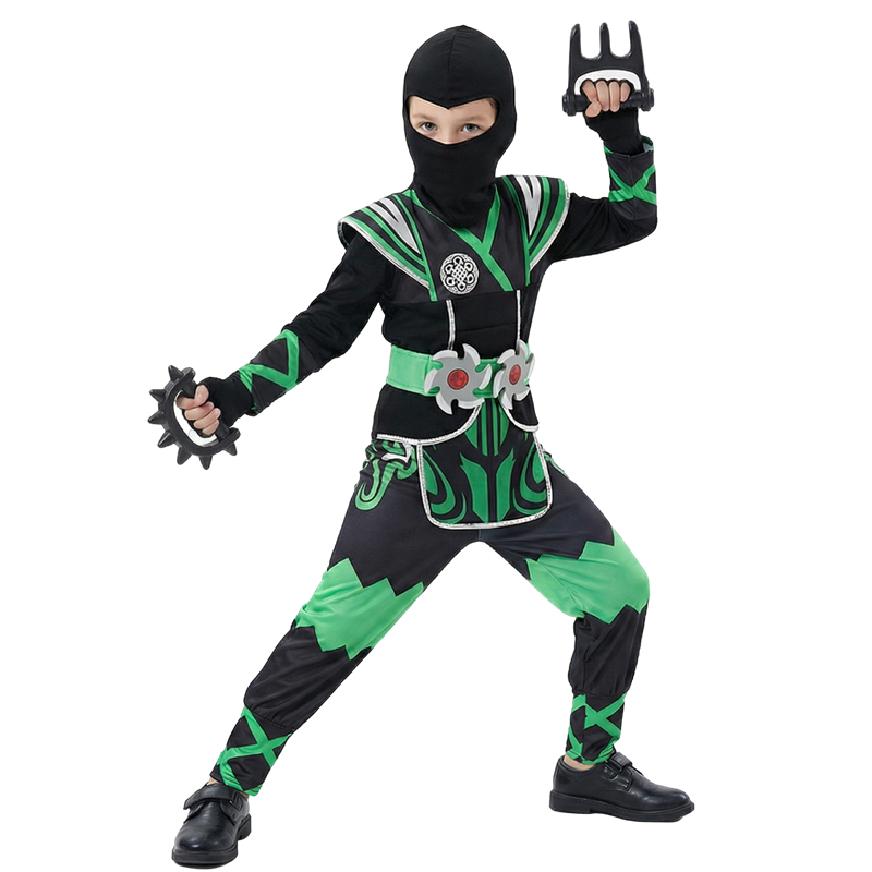 Groen Ninja-kostuum voor kinde - Kids Toys Play recensie en prijs