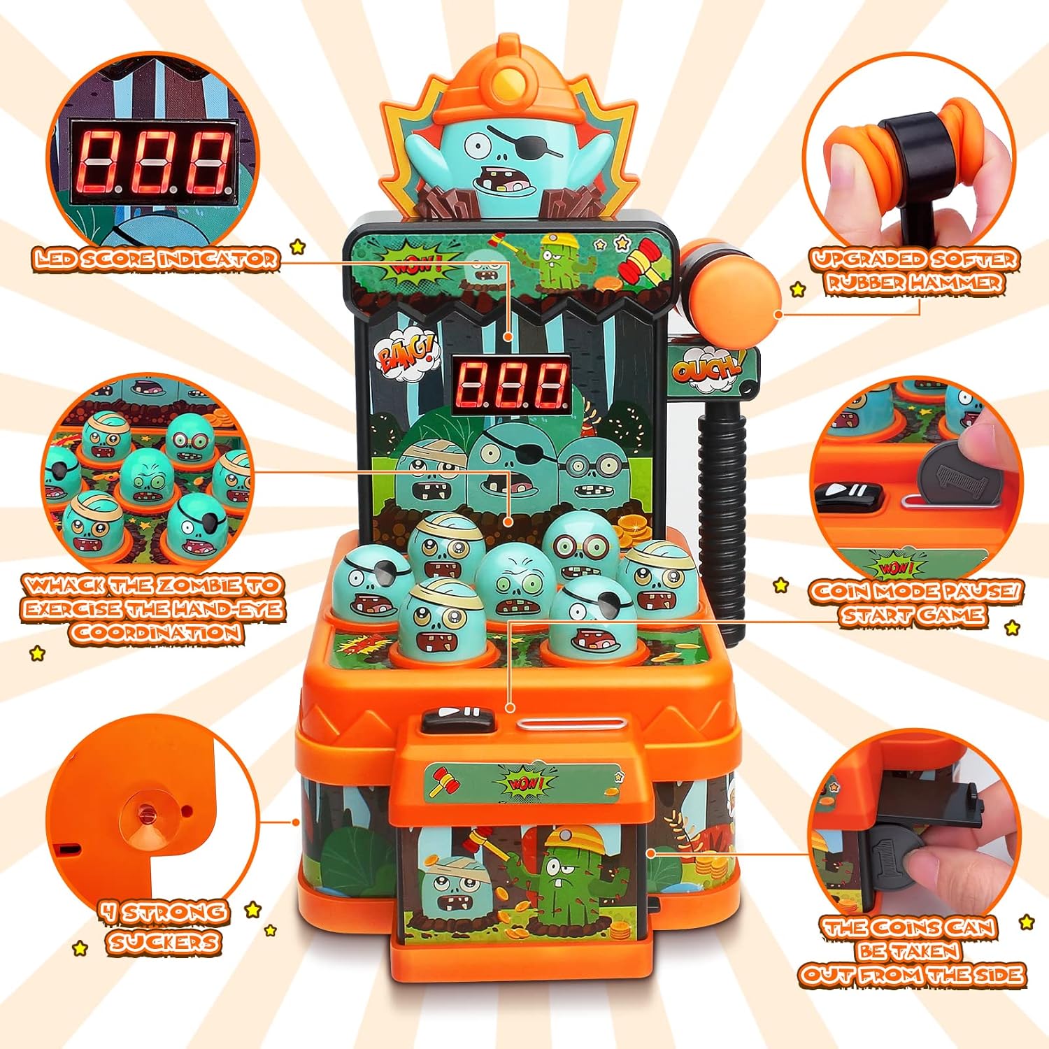Zombies Whack Game-speelgoed v - Kids Zombie Toys recensie en prijs