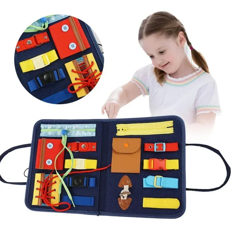Drukke-bord-knoopsluiting voor - Kids Zip Toys recensie en prijs