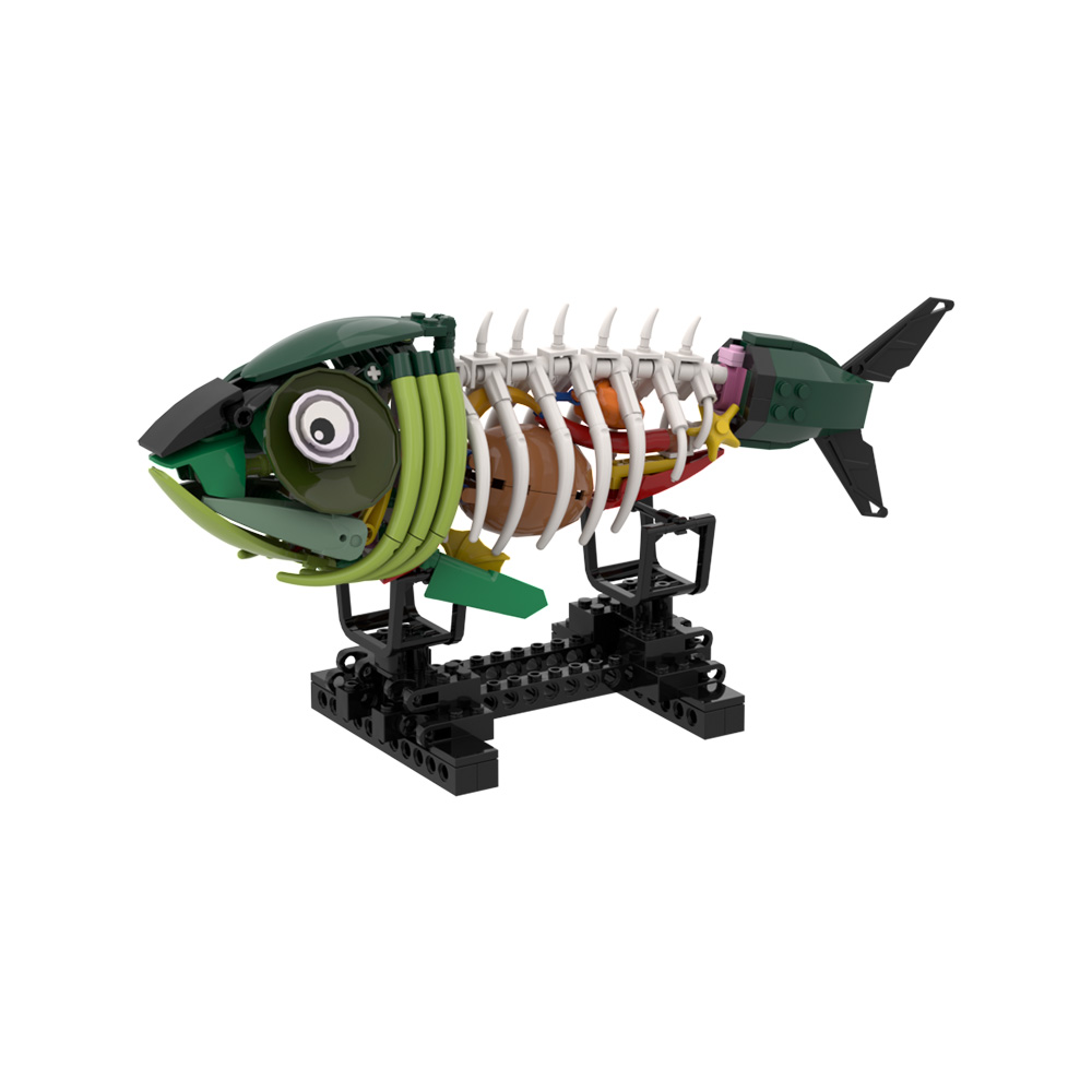 MOC Zombie Vis Model Bouwstene - Kids Zombie Toys recensie en prijs